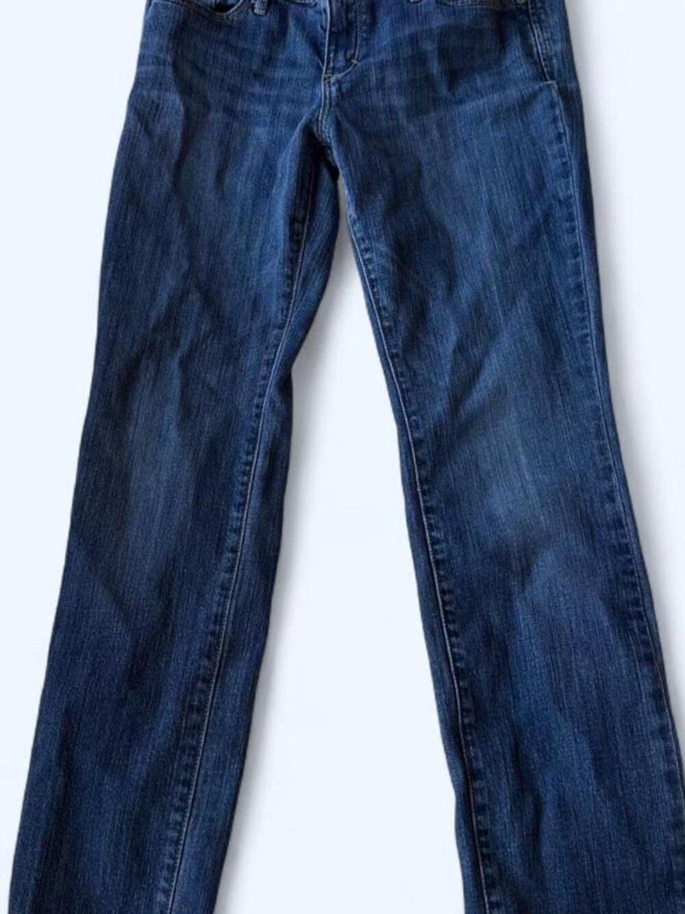 Abercrombie & Fitch Erin Low Rise Straight Leg Jeans 2S Dark Wash Stretch Y2K